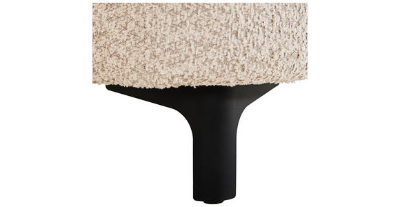 HOCKER in Textil Beige  - Beige/Schwarz, KONVENTIONELL, Textil/Metall (99/46/77cm) - Carryhome