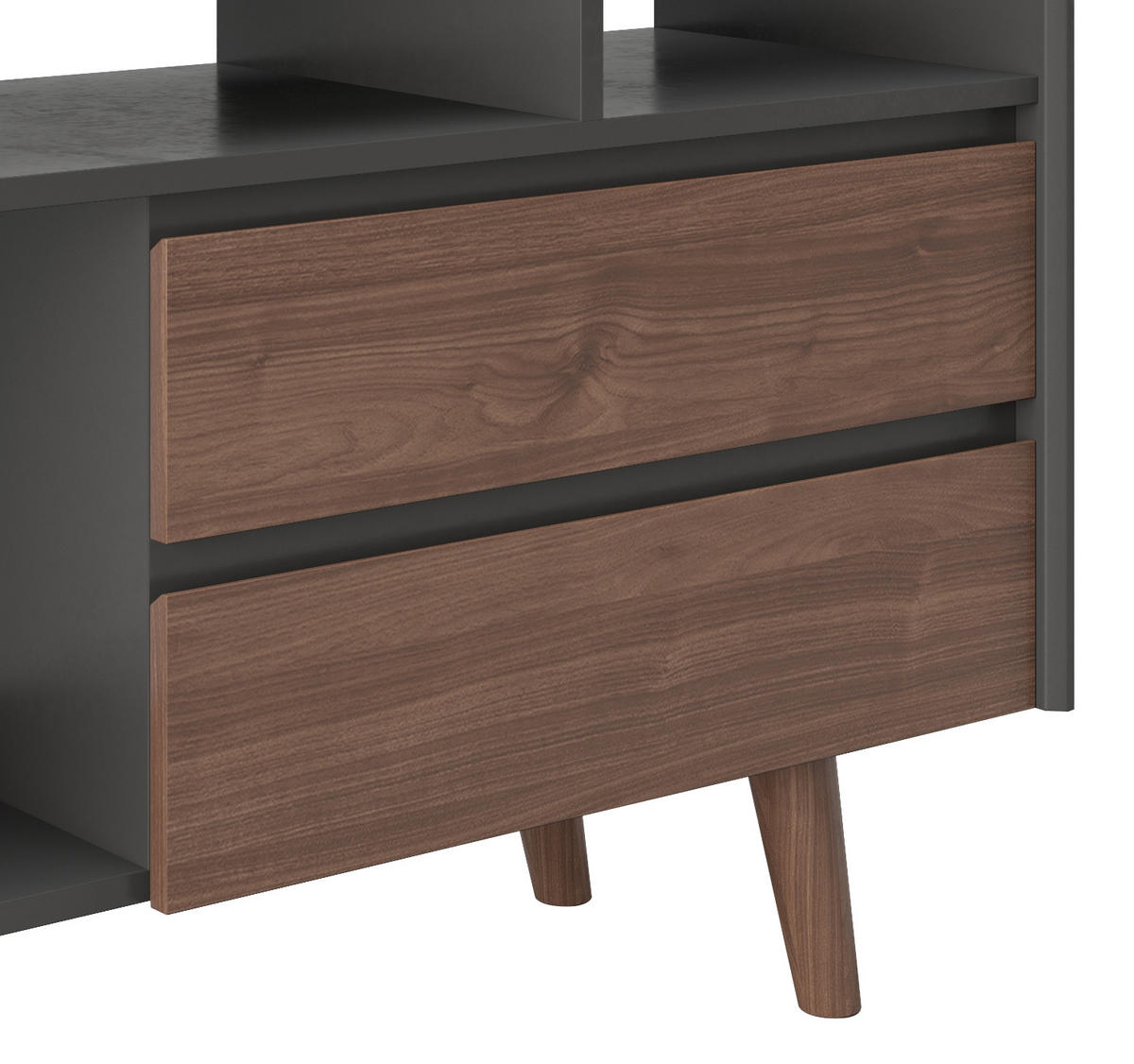REGAL  - Walnussfarben, KONVENTIONELL, Holz/Holzwerkstoff (110/97,4/38cm) - Playboy