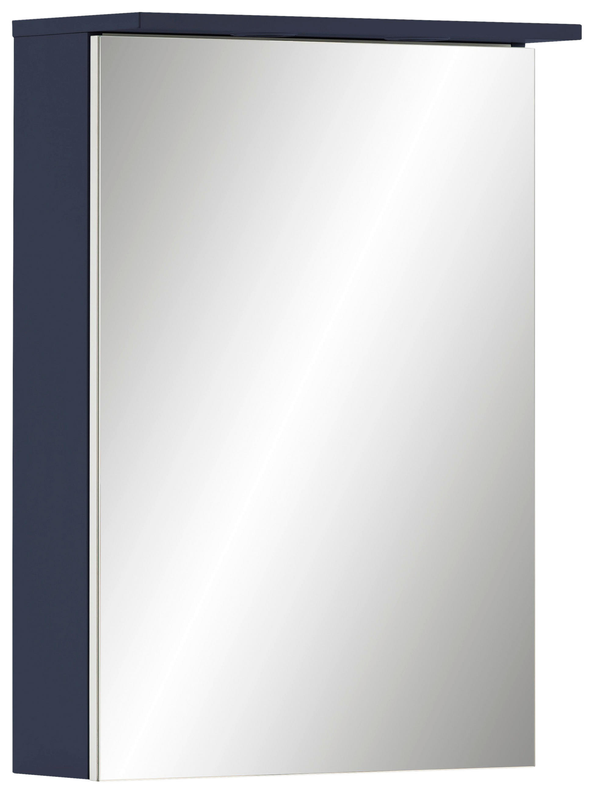 SPIEGELSCHRANK 50,4/72,3/15,9 cm - Dunkelblau, Basics, Glas/Holzwerkstoff (50,4/72,3/15,9cm) - Stylife
