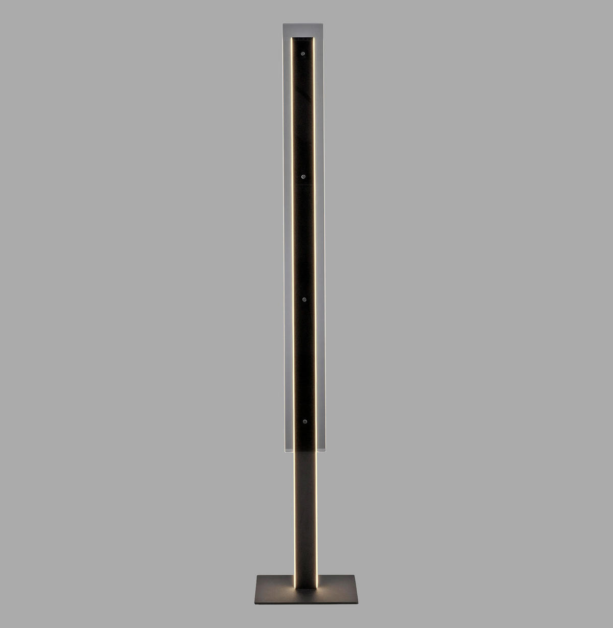 LED-STEHLEUCHTE 25/25/140 cm    - Schwarz, Design, Kunststoff/Metall (25/25/140cm) - Schöner Wohnen