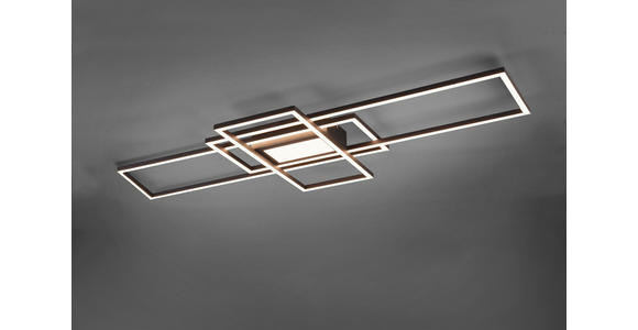 LED-DECKENLEUCHTE 105/42/6,5 cm   - Anthrazit/Weiß, Trend, Kunststoff/Metall (105/42/6,5cm) - Novel