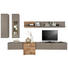 DNEVNI REGAL hrast, siva - siva/hrast, Design, umetna masa/steklo (320/199/43cm) - Hom`in DNEVNI REGAL hrast, siva - siva/hrast, Design, umetna masa/steklo (320/199/43cm) - Hom`in