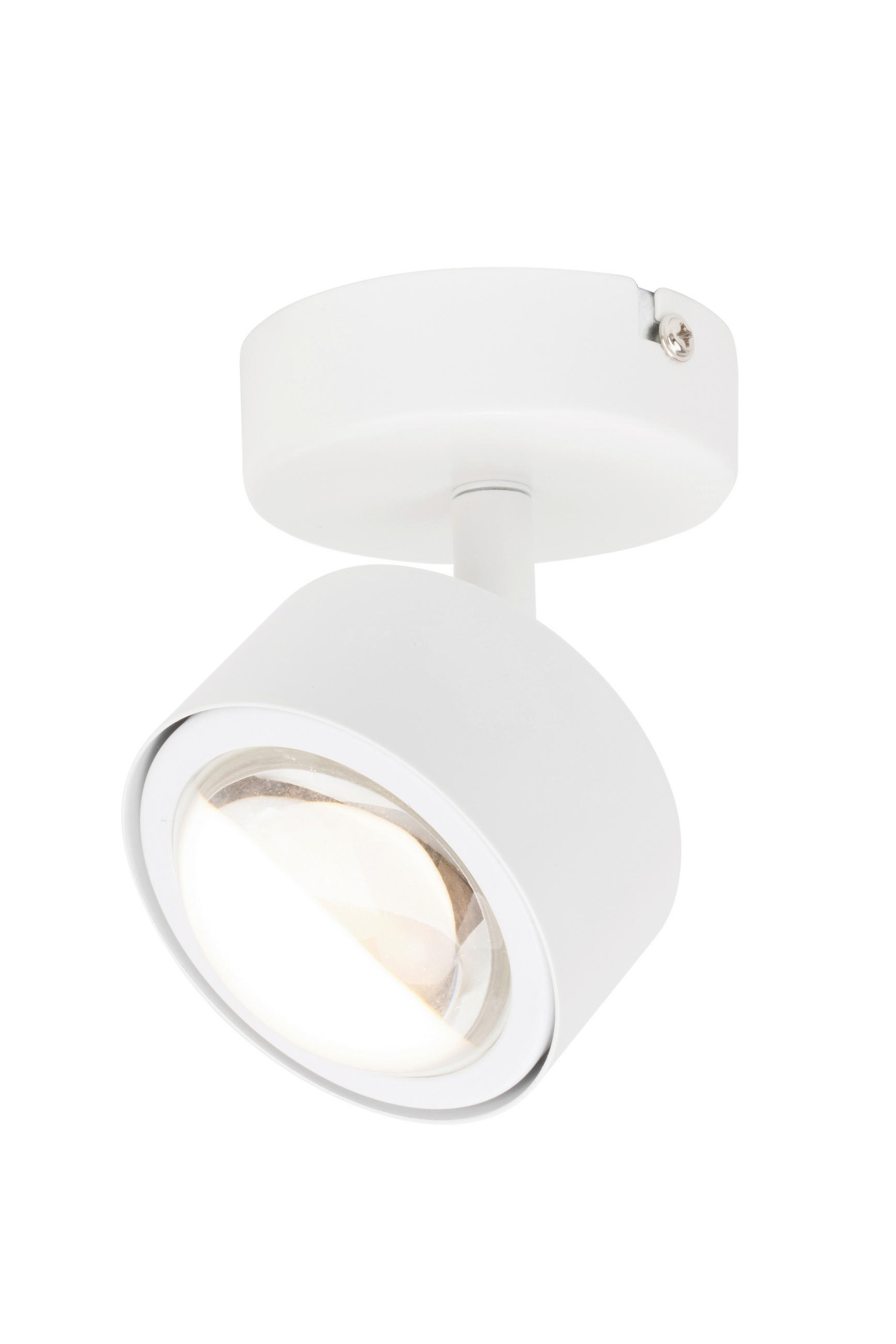 LED-STRAHLER Puk 8/10,8 cm   - Weiß, Design, Metall (8/10,8cm) - Novel