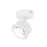 LED-STRAHLER Puk 8/10,8 cm   - Weiß, Design, Metall (8/10,8cm) - Novel