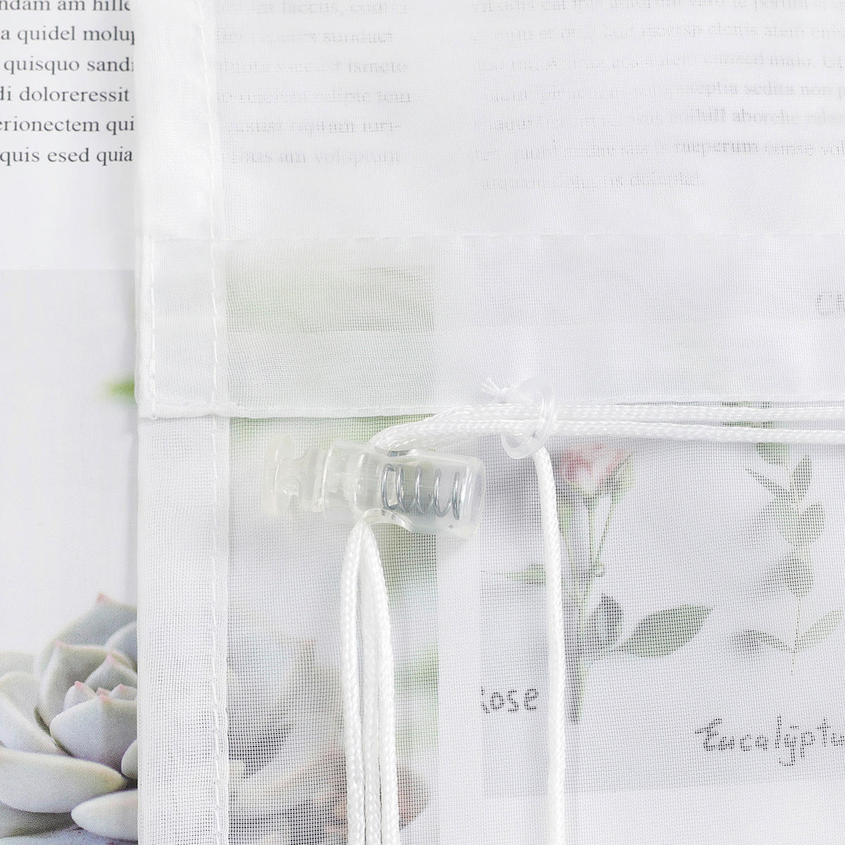 FALTROLLO  transparent  60/140 cm    - Weiß Hochglanz, Basics, Textil (60/140cm)