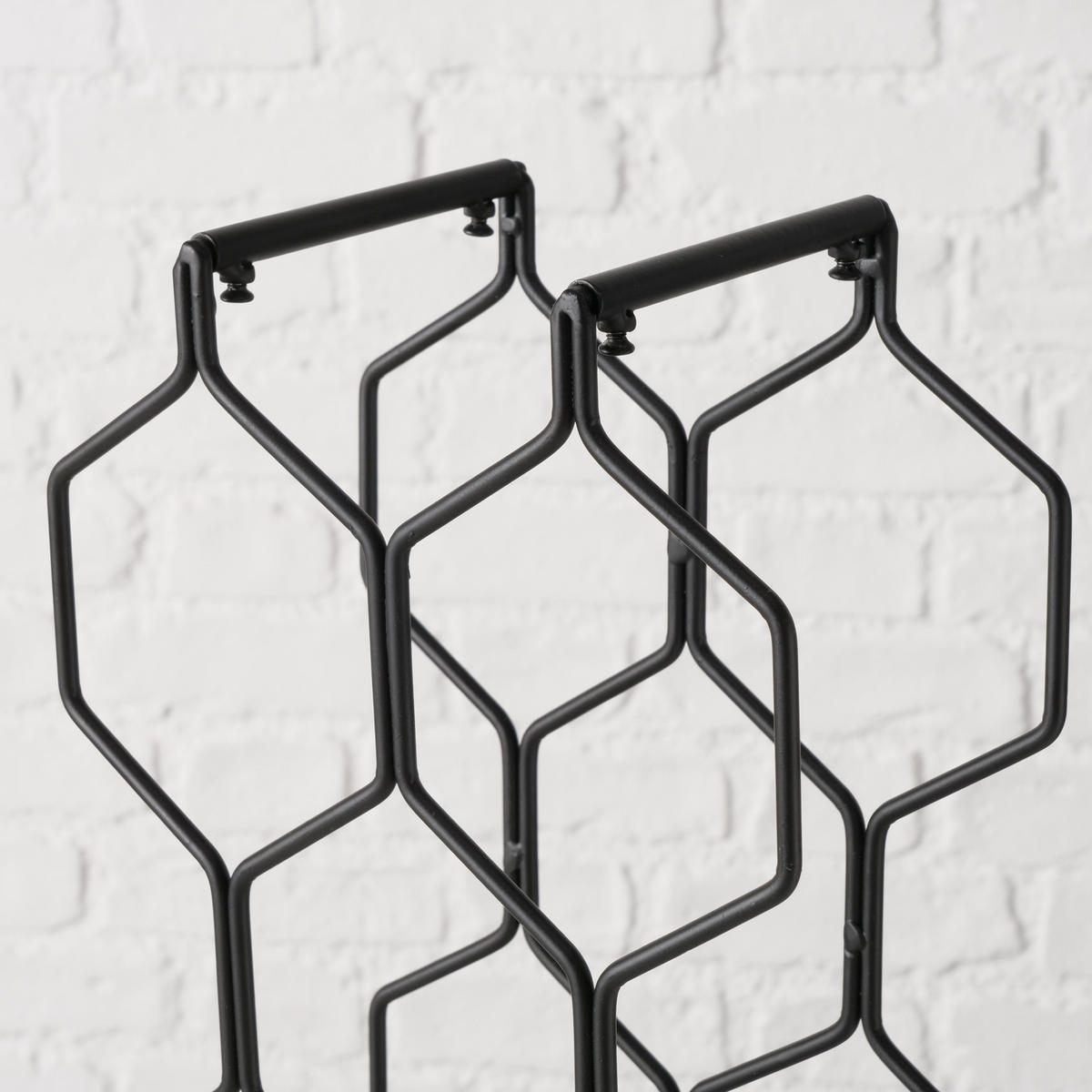 VINHYLLA  23/11/48,5 cm  - svart/guldfärgad, Basics, metall (23/11/48,5cm) - Boltze Home