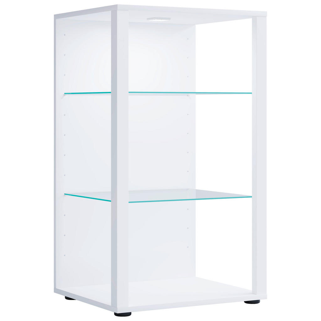 Vitrine Glasol Xxl B: 52 Cm Stehend Weiß