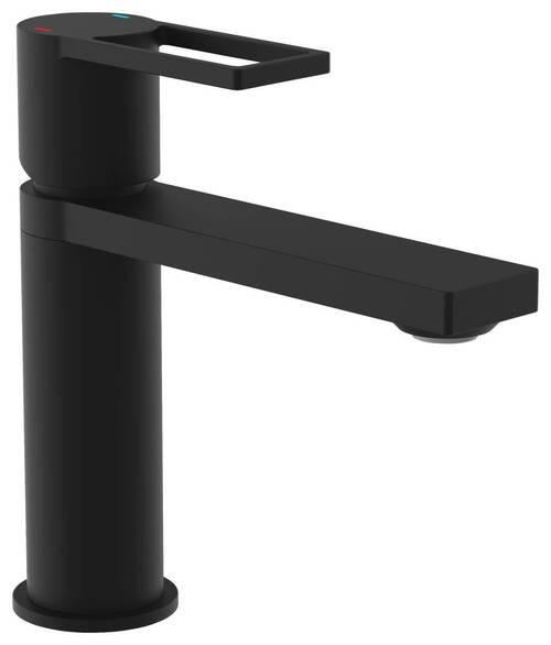 WASCHTISCHARMATUR 33016  - Schwarz, Basics, Metall (5/18/18cm) - Schütte