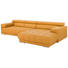 WOHNLANDSCHAFT in Leder Gelb - Gelb/Braun, Design, Leder/Holz (335/190cm) - Beldomo Premium WOHNLANDSCHAFT in Leder Gelb - Gelb/Braun, Design, Leder/Holz (335/190cm) - Beldomo Premium