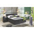 BOXSPRINGBETT Webstoff 180/200 cm INKL. Matratze, Topper - Silberfarben/Schwarz, Design, Kunststoff/Textil (180/200cm) - CARRYHOME