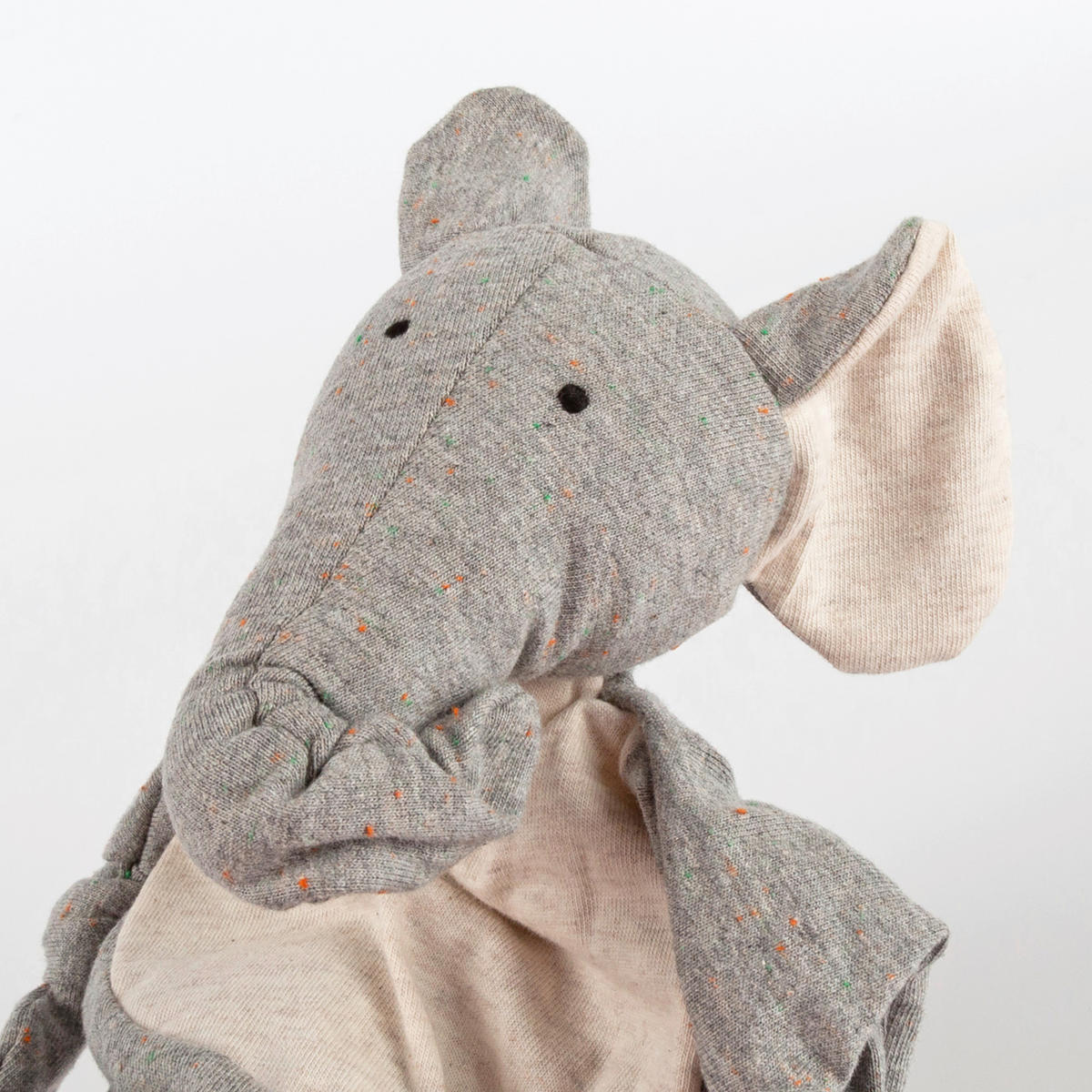 SCHMUSETUCH - Weiß/Grau, Basics, Textil (22/26/13cm) - Sigikid