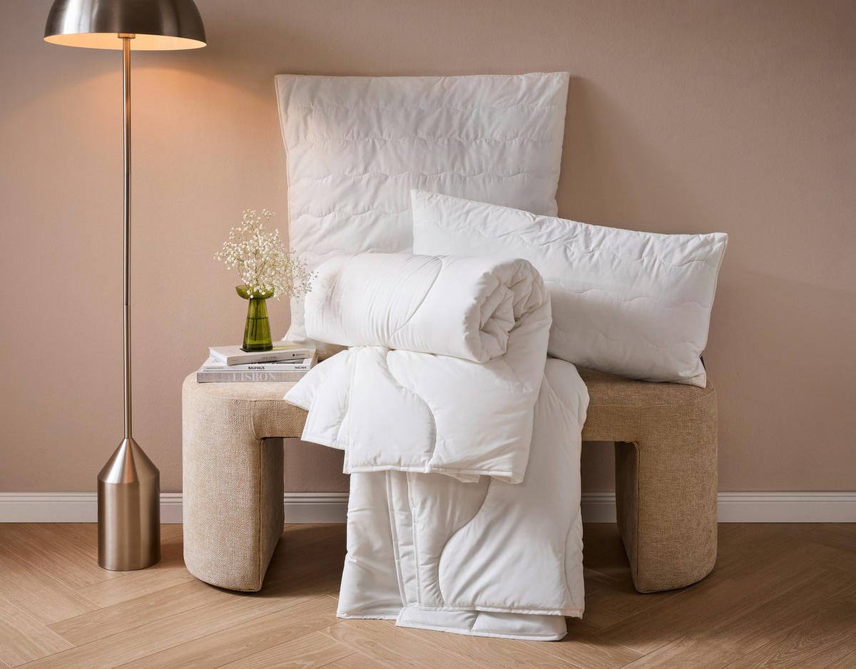 SOMMERDECKE  Levante  135/200 cm   - Weiß, Basics, Textil (135/200cm) - Sleeptex