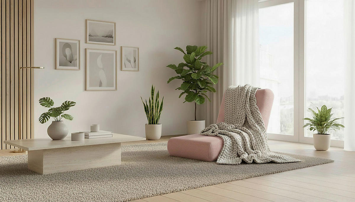 FEKVŐFOTEL textil fáradt rózsaszín  - fáradt rózsaszín, Design, textil (81/88/160cm) - Livetastic