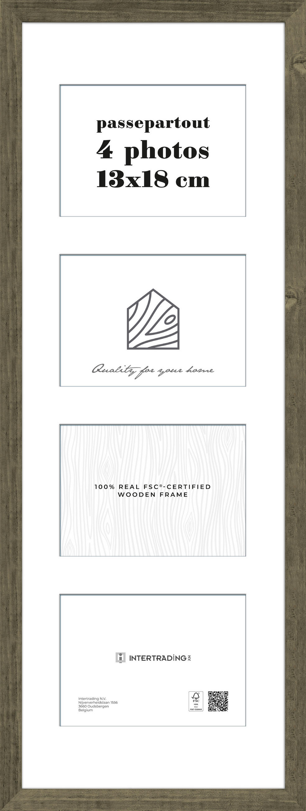 BILDERRAHMEN 28,1/74,2/2,5 cm  - Wengefarben, Basics, Holzwerkstoff (28,1/74,2/2,5cm)