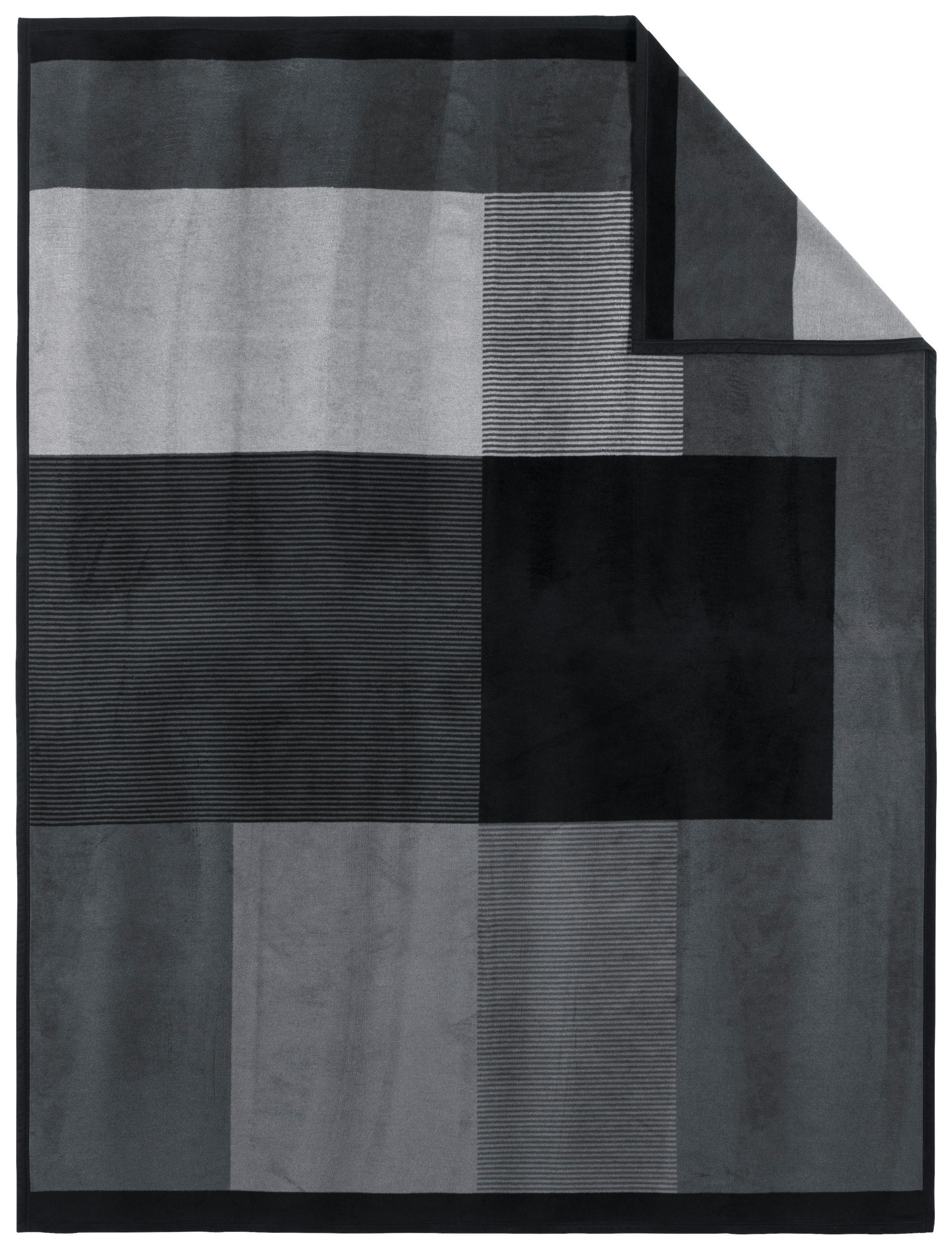 DECKE 150/200 cm  - Grau, Basics, Textil (150/200cm) - Novel