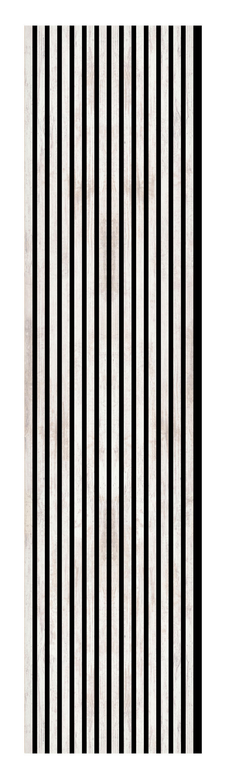 AKUSTIKPANEEL Vintage foliert Grauweiß 57.25/1.9/240 cm  - Grauweiß, KONVENTIONELL, Holzwerkstoff/Textil (57.25/1.9/240cm)