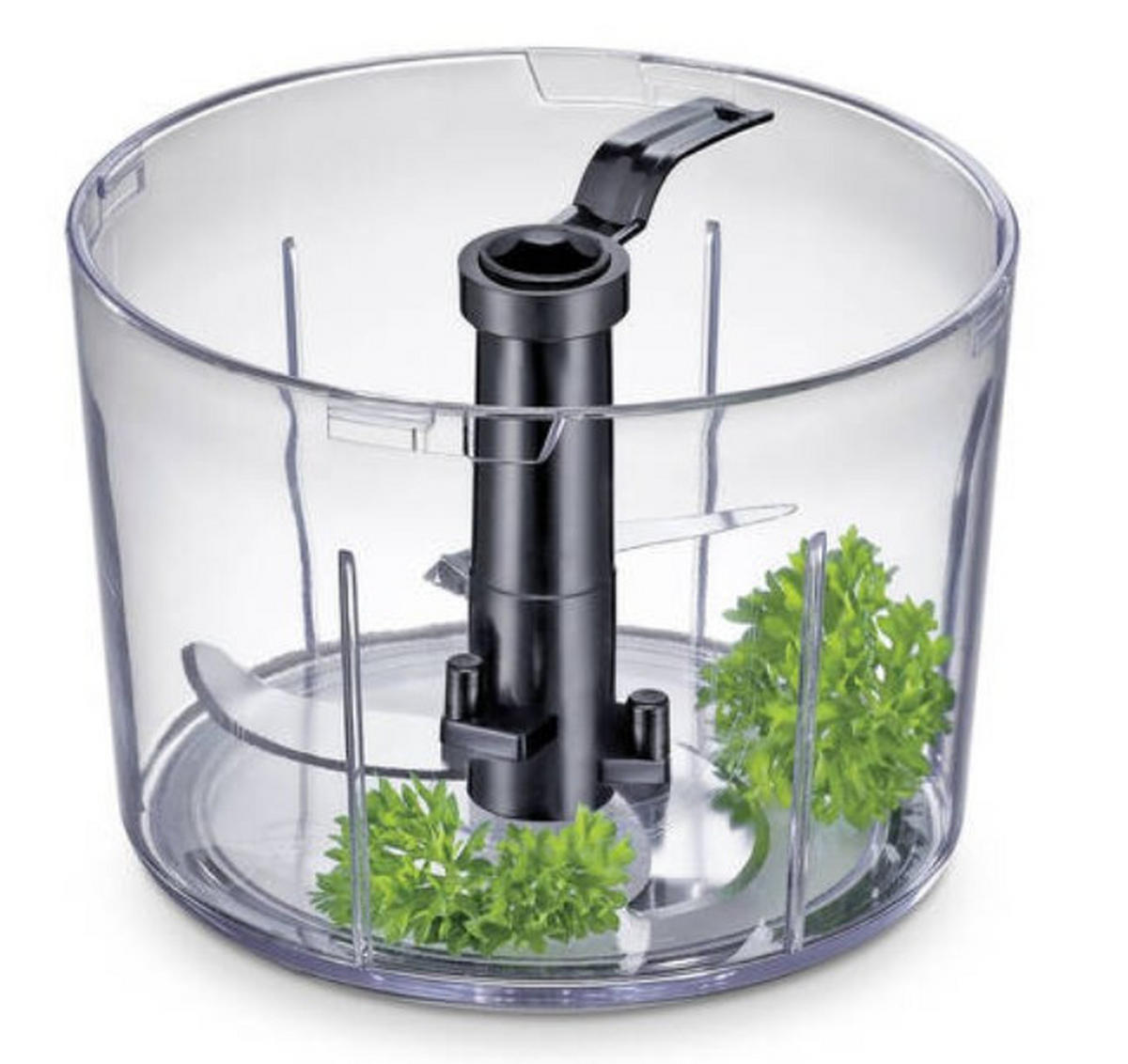 UNIVERSALZERKLEINERER TURBO  - Transparent/Schwarz, Basics, Kunststoff (14,8cm) - KÜCHENPROFI