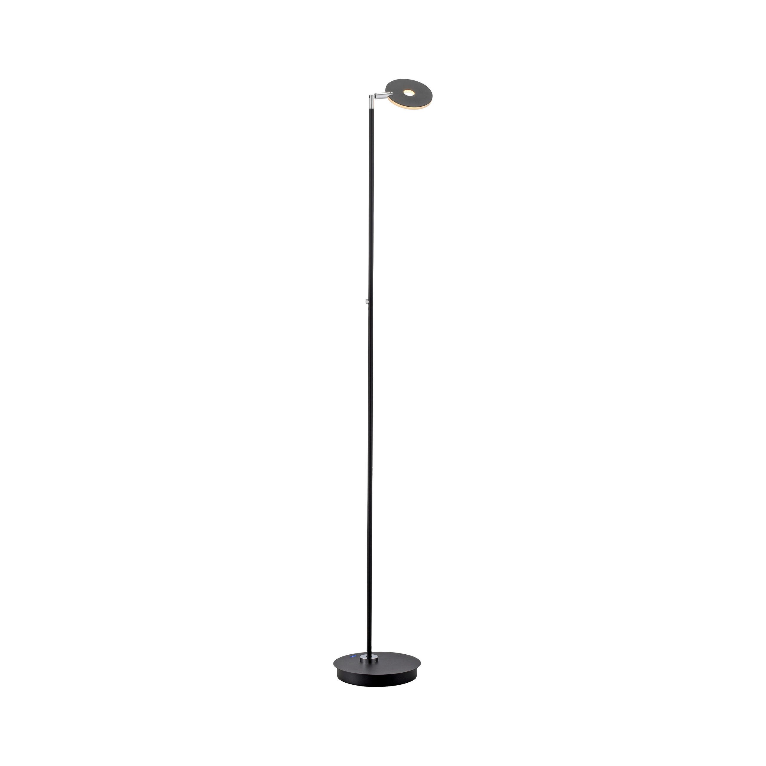 AKKU-STEHLEUCHTE Bente 42/42/160 cm  - Schwarz, Design, Kunststoff/Metall (42/42/160cm) - Paul Neuhaus