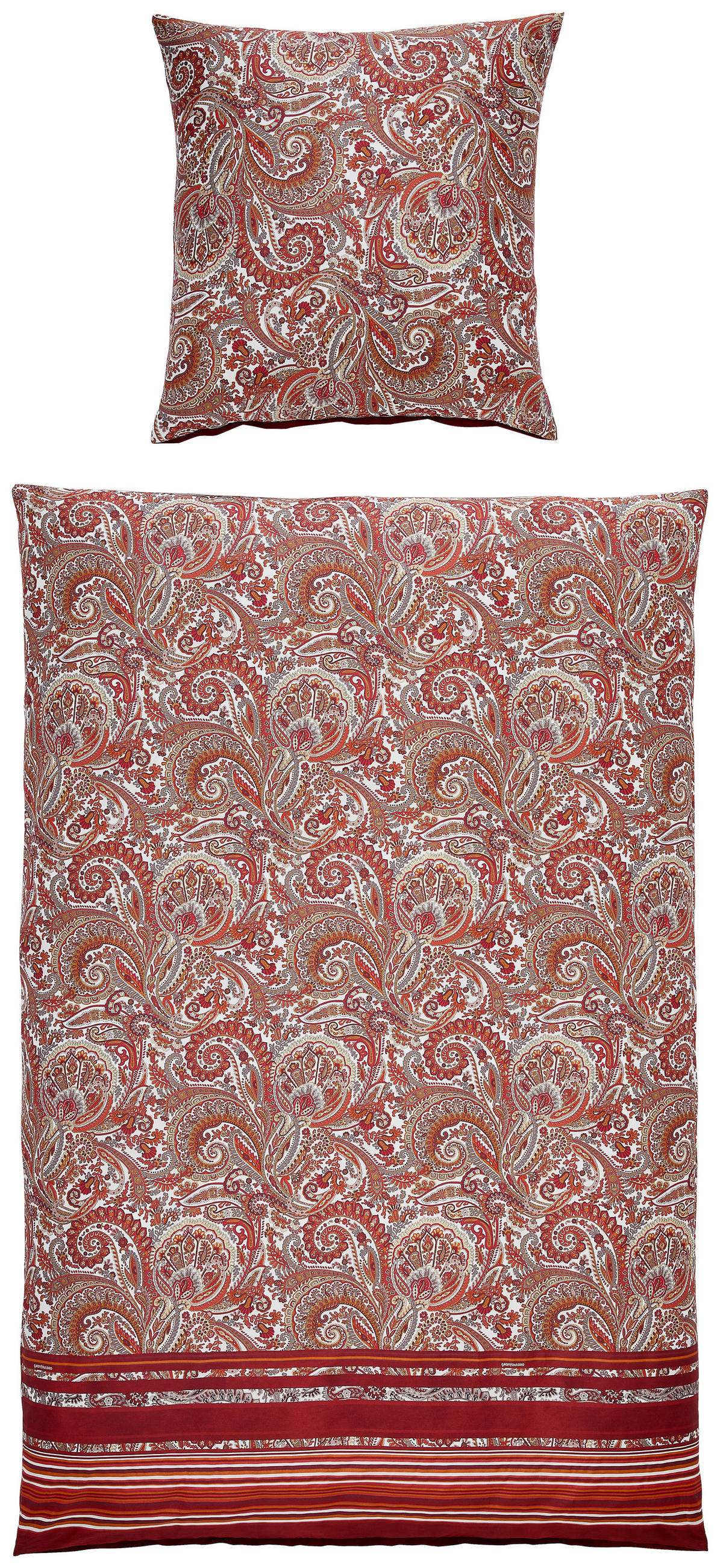 BETTWÄSCHE Satin 135/200 cm  - Rot, KONVENTIONELL, Textil (135/200cm) - Bassetti