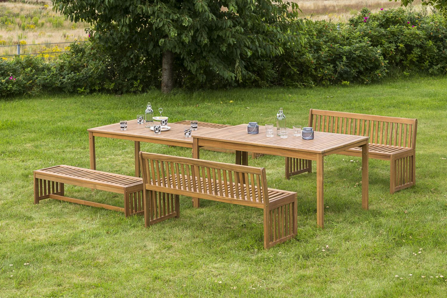 Gardenson ZÁHRADNÁ SÚPRAVA drevo, textil