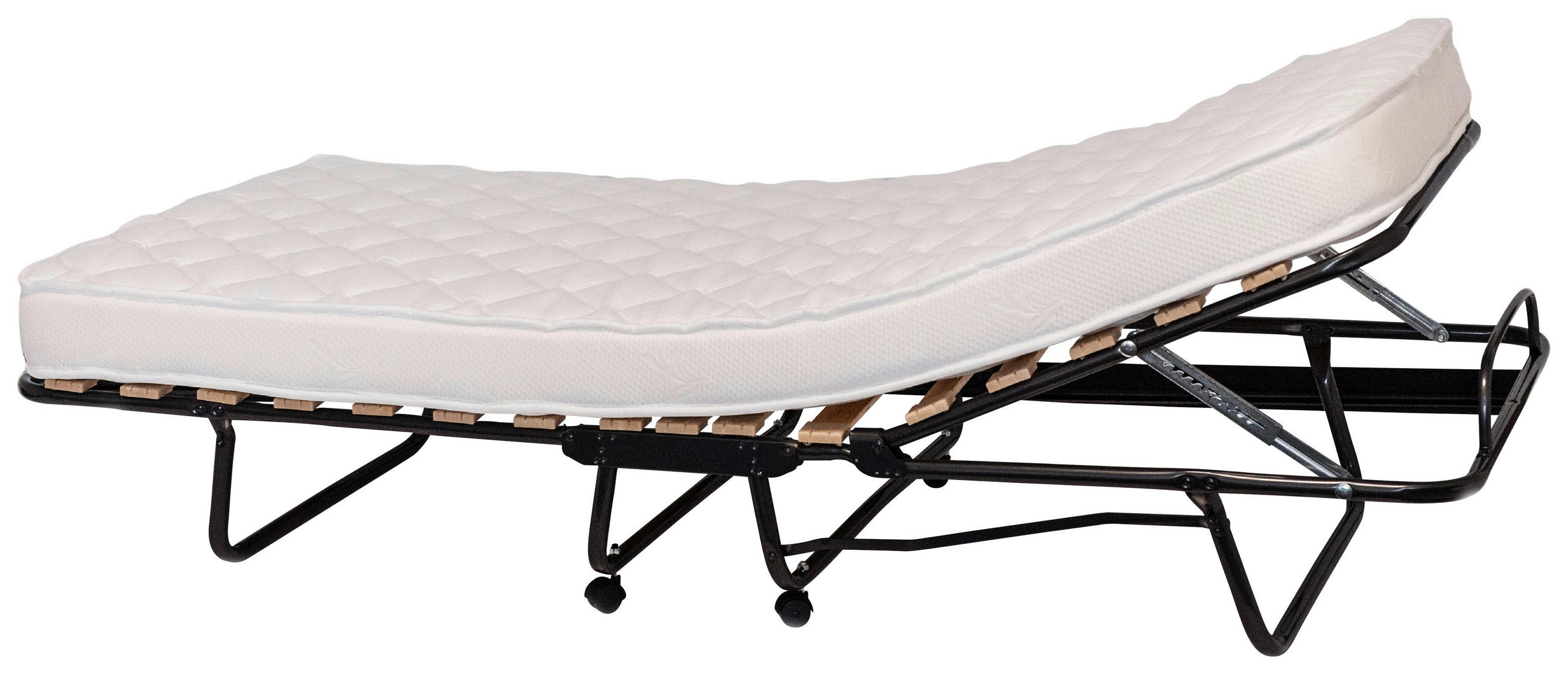 KLAPPBETT 80/200 cm  in  - Anthrazit/Weiß, Basics, Textil/Metall (80/200cm) - Carryhome