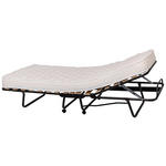 KLAPPBETT 80/200 cm  in  - Anthrazit/Weiß, Basics, Textil/Metall (80/200cm) - Carryhome