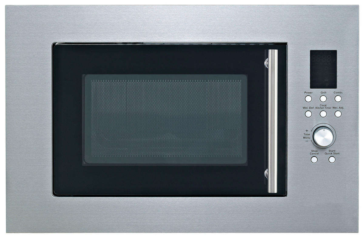 EINBAUMIKROWELLE MW900-23G-IN  - Edelstahlfarben, Basics, Metall (60/39/39cm) - PKM
