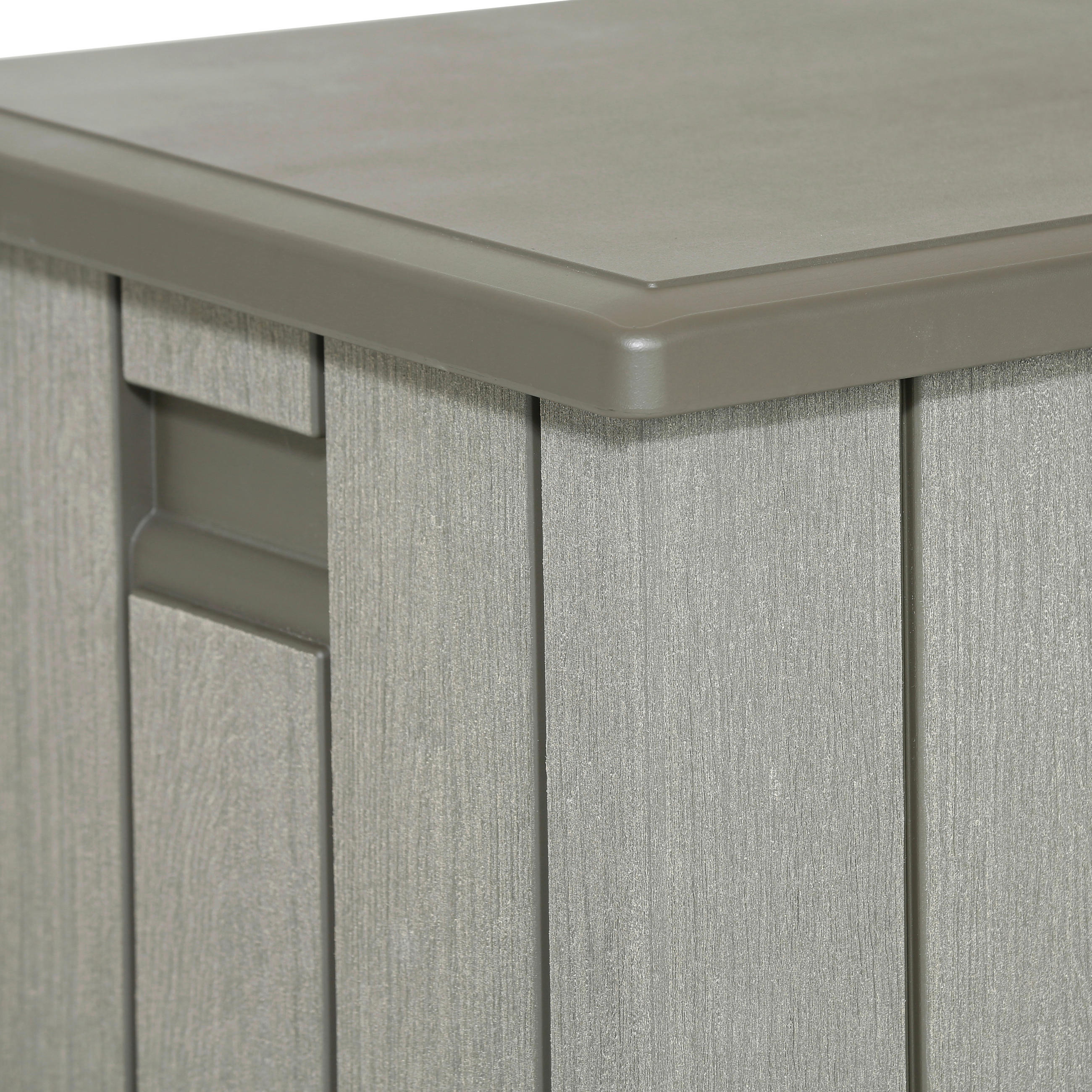 Thumbnail - Ambia Garden Kissenbox, Grau, Kunststoff, 151x69x72 cm, rostfrei, UV-beständig, wetterbeständig, wartungsfrei, Gasdruckf...