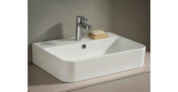 WASCHTISCHKOMBI 101 cm  - Kaschmir/Weiß, KONVENTIONELL, Keramik/Holzwerkstoff (101cm) - Xora