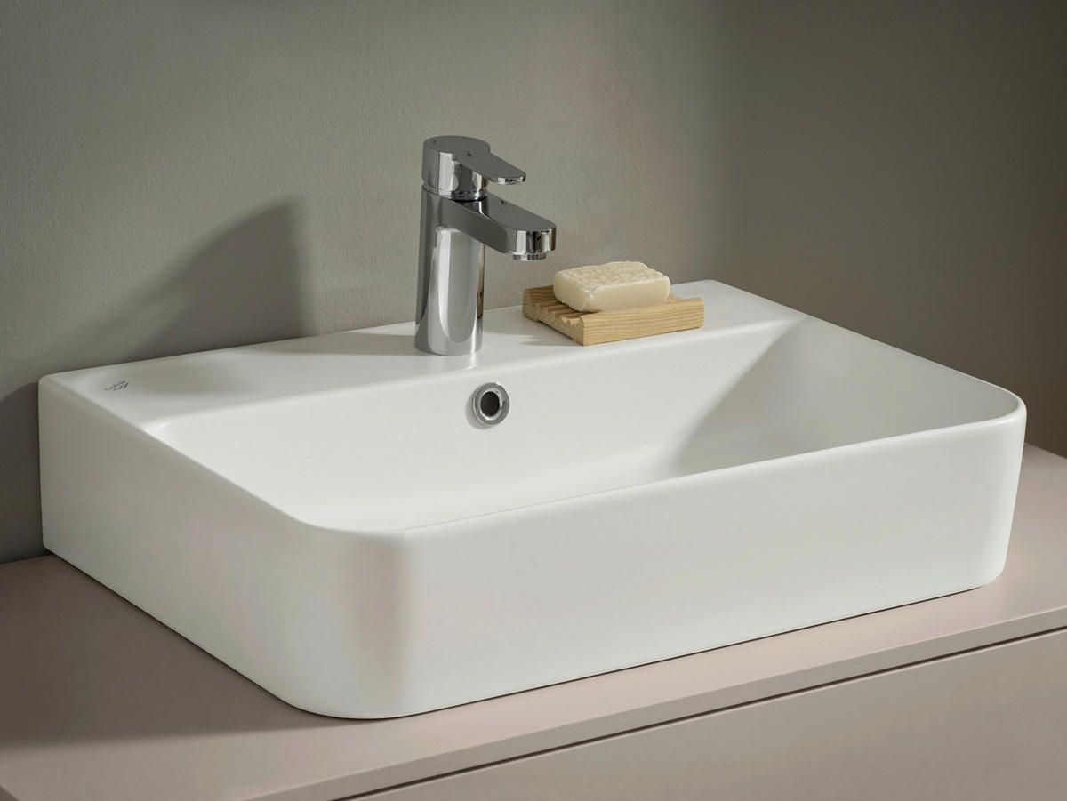 WASCHTISCHKOMBI 101 cm  - Kaschmir/Weiß, KONVENTIONELL, Keramik/Holzwerkstoff (101cm) - Xora