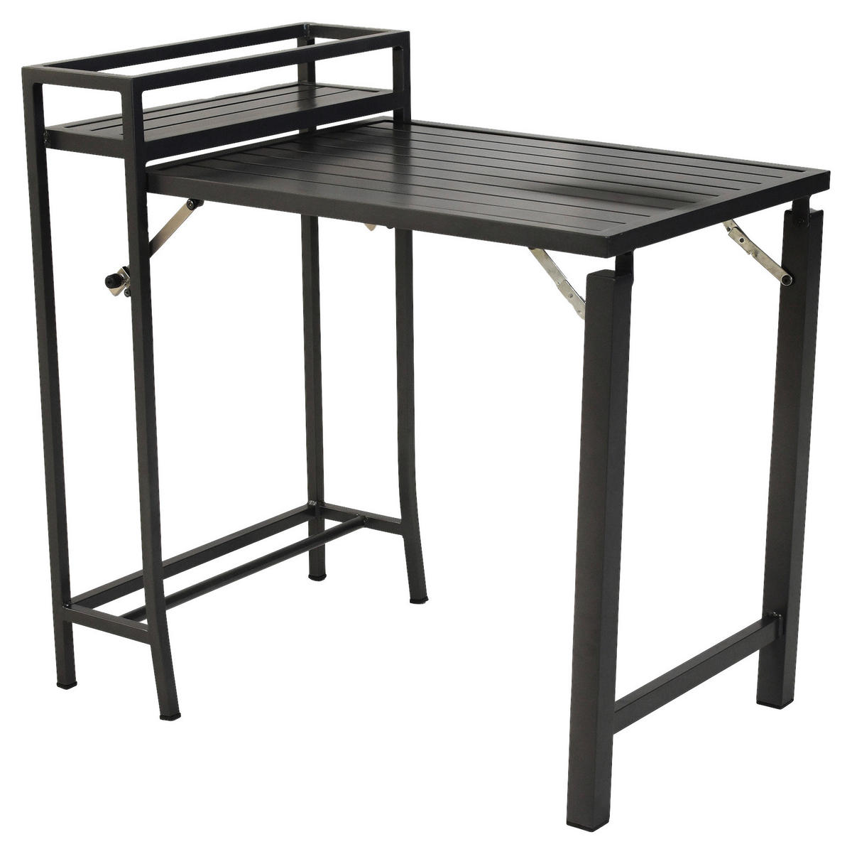 GARTENSET Aluminium  - Graphitfarben/Grau, MODERN, Textil/Metall - Gardenson