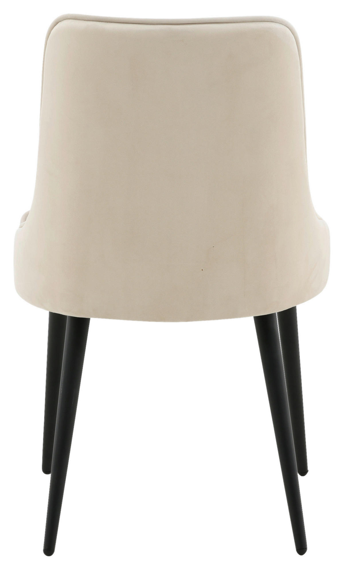 STOLSET 2 styck stål vävt tyg  - beige/svart, Design, metall/textil (50/88.5/66cm) - Livetastic