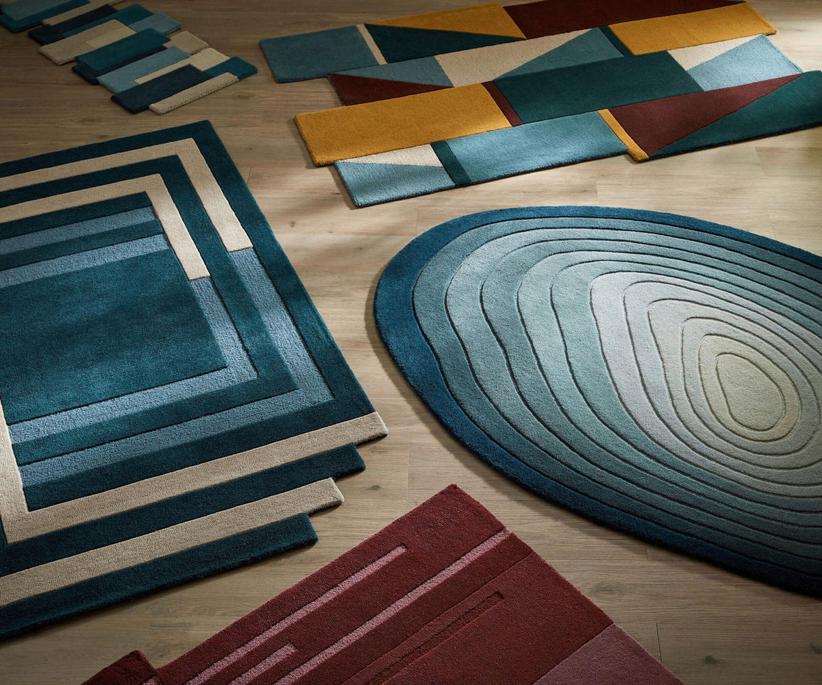 WOLLTEPPICH 200/290 cm Blau  - Blau, MODERN, Textil (200/290cm) - Xora