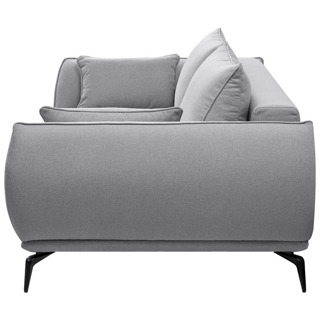 Thumbnail - Mid.you 2-Sitzer-Sofa, Grau, Textil, Füllung: Schaumstoff,Silikon, 208x86x118 cm, Stoffauswahl, Wohnzimmer, Sofas & Couc...