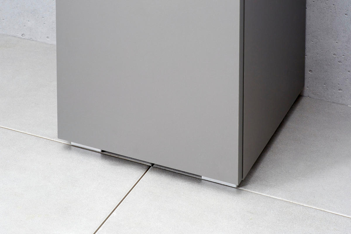 MIDISCHRANK 30/141/33 cm  - Eichefarben/Dunkelgrau, KONVENTIONELL, Glas/Holzwerkstoff (30/141/33cm) - Pelipal