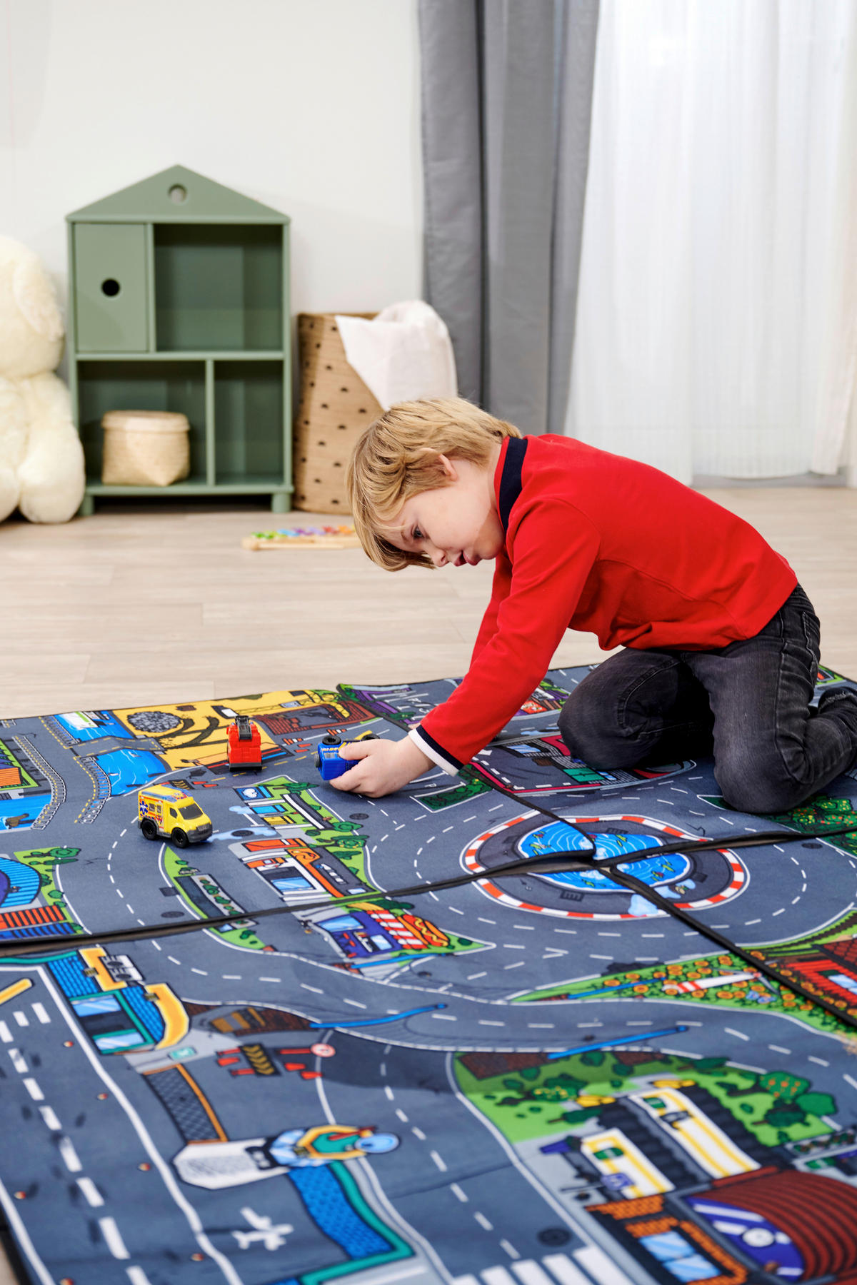 SPIELMATTE 70/80 cm  - Multicolor, Basics, Kunststoff (70/80cm) - Simba