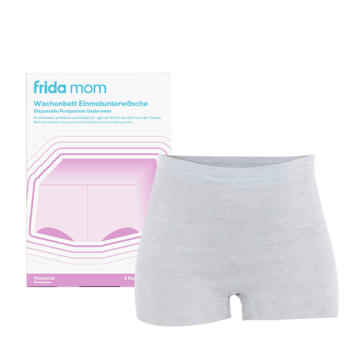 WOCHENBETT-INTIMPFLEGE - Hellgrau, Basics, Textil (15,0/22,2/9,1cm) - frida