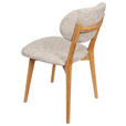 STUHL  Stoffauswahl Webstoff  Eichefarben, Beige  - Eichefarben/Beige, MODERN, Holz/Textil (51/86/60cm) - Carryhome