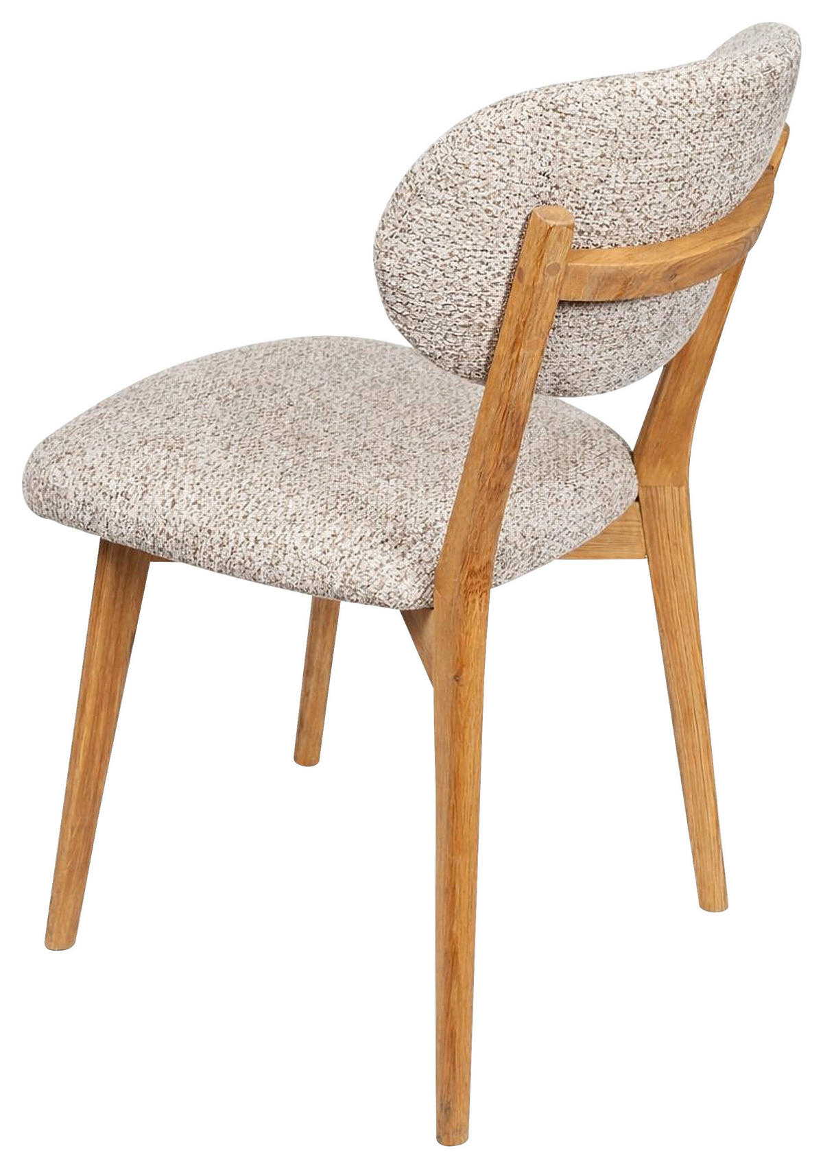 STUHL  Stoffauswahl Webstoff  - Eichefarben/Beige, MODERN, Holz/Textil (51/86/60cm) - Carryhome