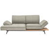 ECKSOFA  in Chenille Cappuccino  132/240 cm  - Schwarz/Cappuccino, Design, Holz/Textil (132/240cm) - Koinor