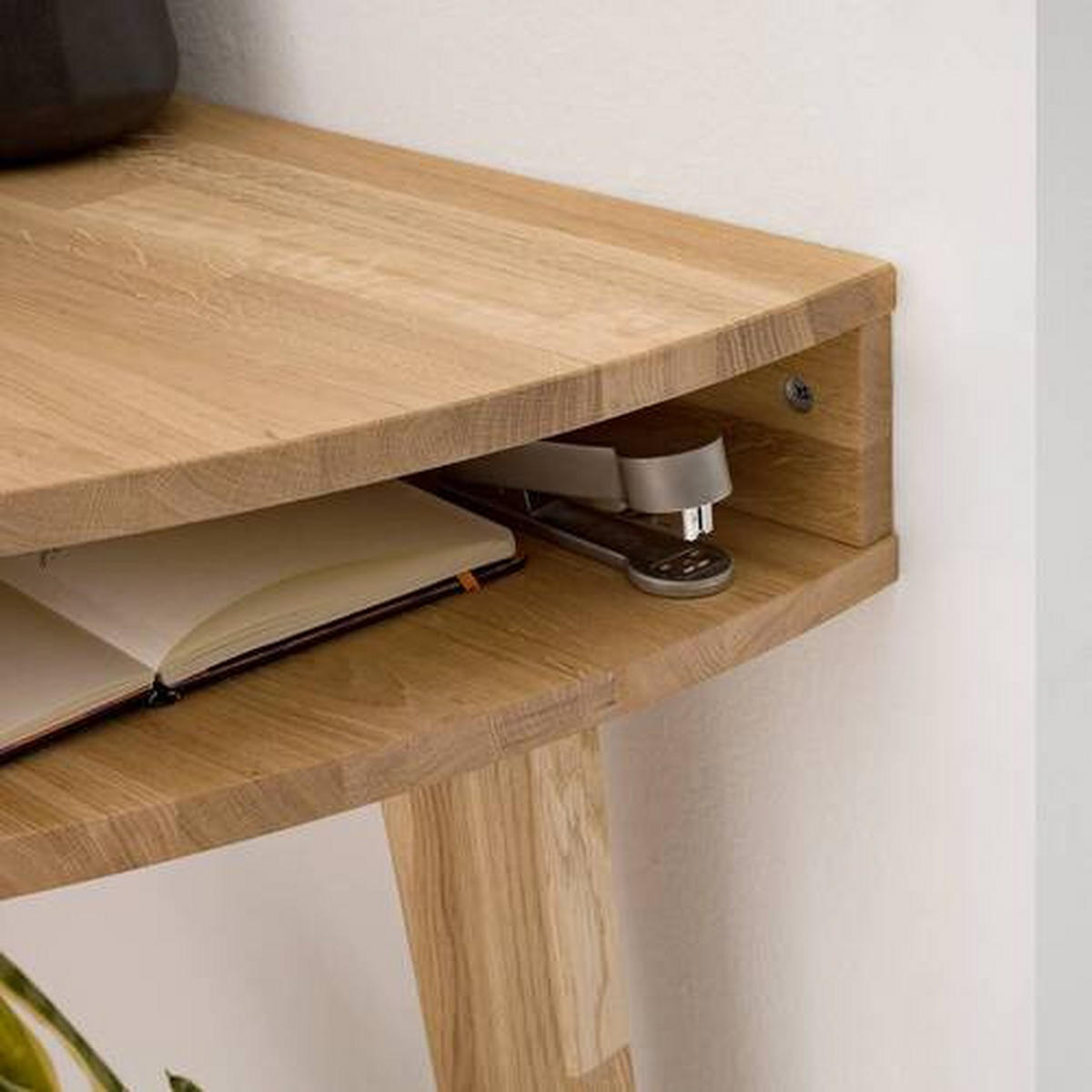 ECKSCHREIBTISCH 75/75/76 cm  in Wildeiche  - Wildeiche, Natur, Holz (75/75/76cm) - home24