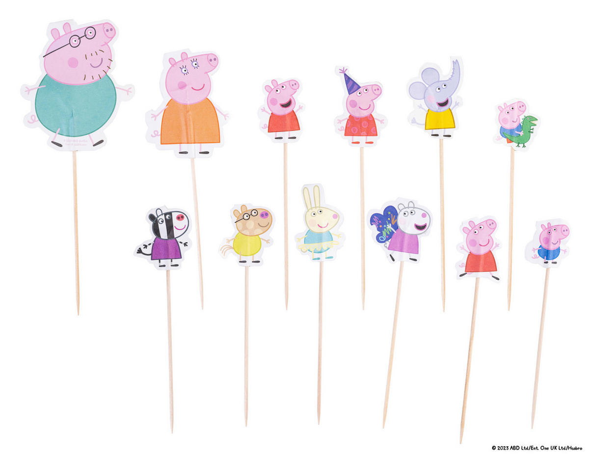 SPETT - röd/pink, Basics, papper/trä (10cm) - Dr.Oetker