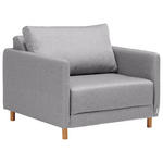 SCHLAFSESSEL in Webstoff Grau  - Naturfarben/Grau, KONVENTIONELL, Kunststoff/Textil (89/79/94cm) - Cantus