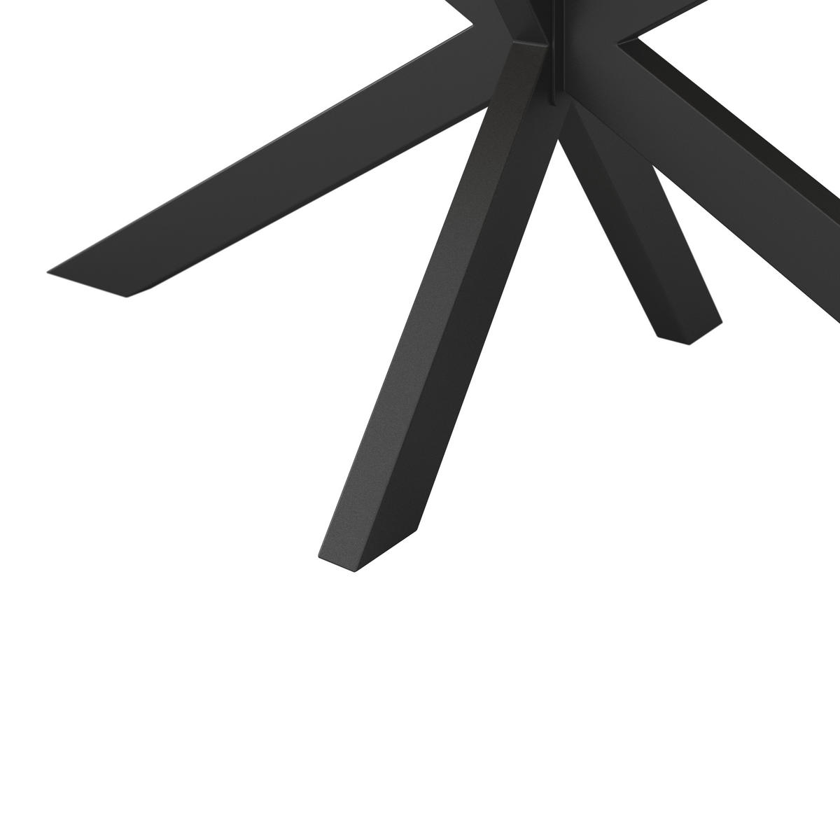 ESSTISCH Akaziefarben  - Akaziefarben, MODERN, Holz/Metall (160/78/85cm) - MID.YOU