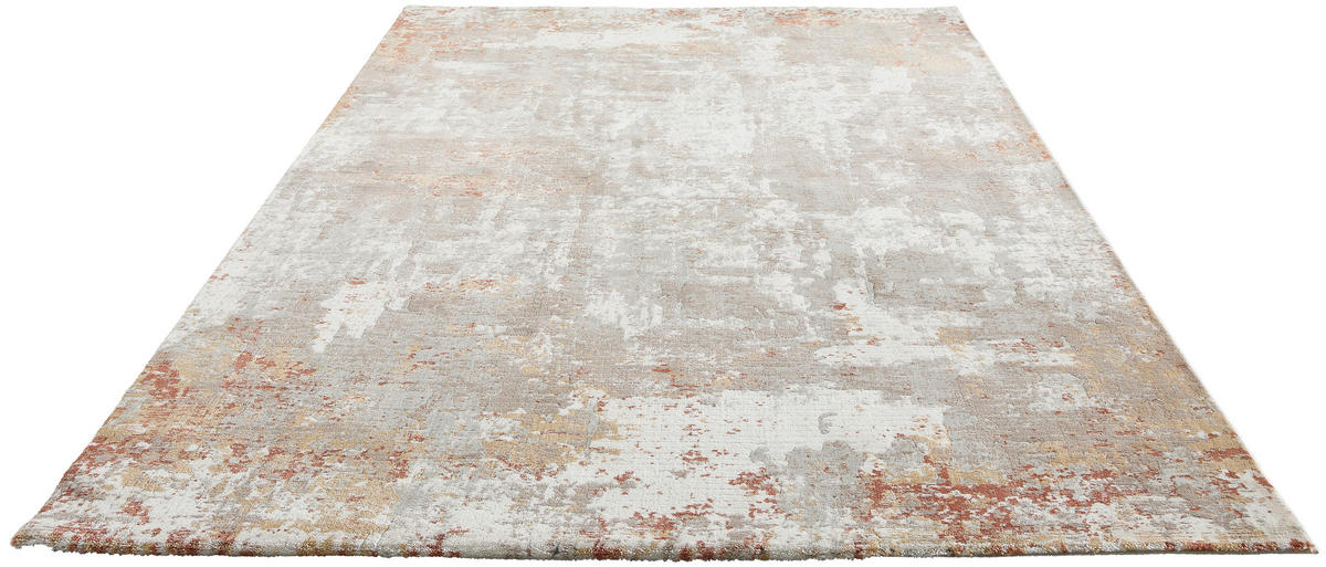 FLACHWEBETEPPICH Wohnzimmer 160/230 cm Braun, Weiß rechteckig  - Braun/Weiß, Trend, Textil (160/230cm) - Novel
