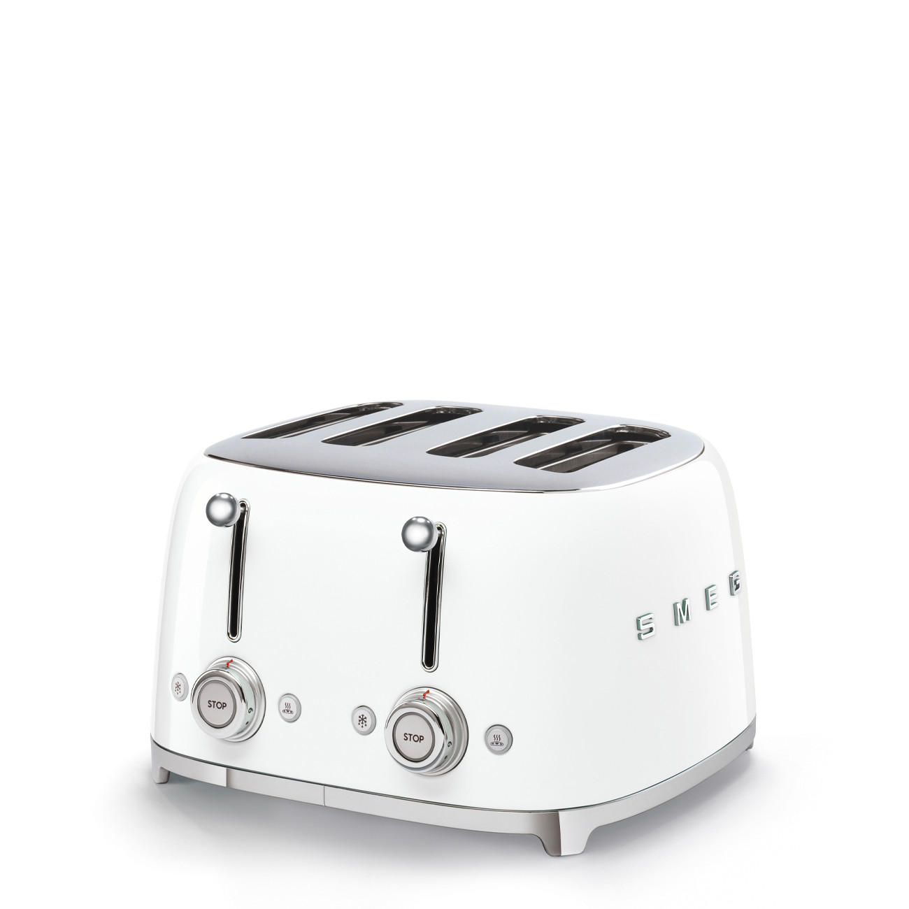 TOASTER  - Weiß Hochglanz, Basics, Metall (30/20/33cm) - SMEG