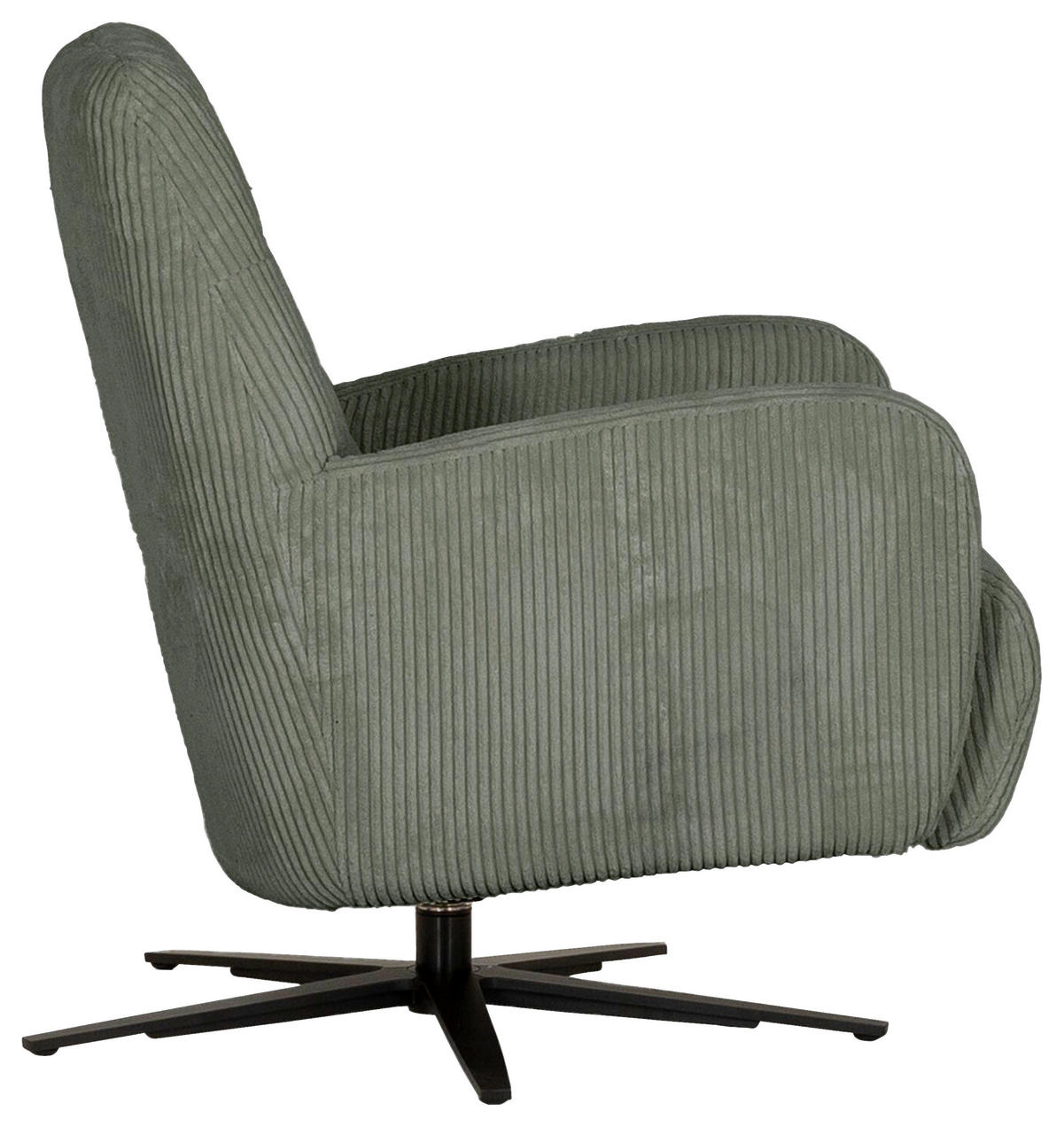 RELAXSESSEL Textil Olivgrün  - Schwarz/Olivgrün, Modern, Textil/Metall (66/85/83cm) - Joop!