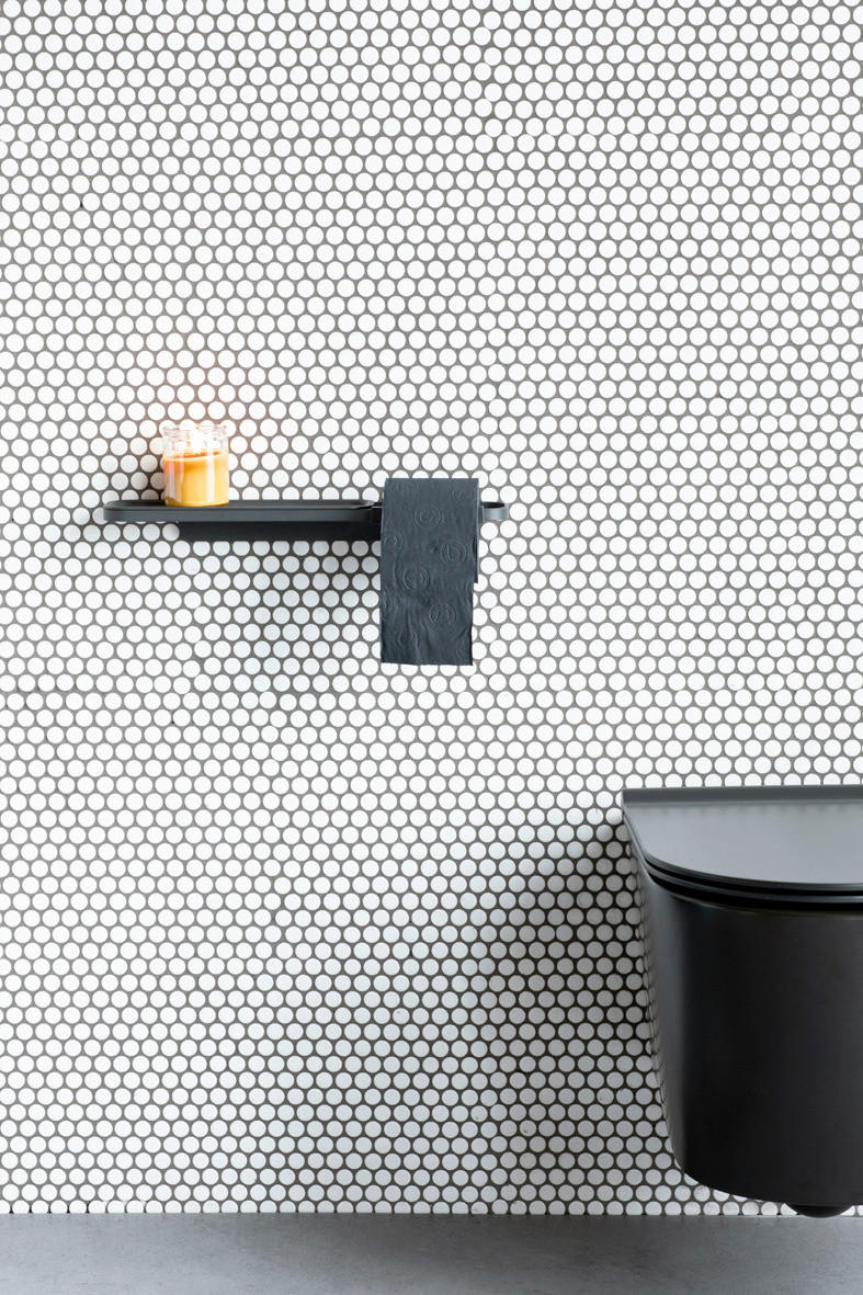 DRŽAČ TOALET-PAPIRA  crna  metal  - crna, Osnovno, metal (42,1/4.4/8.9cm) - Brabantia