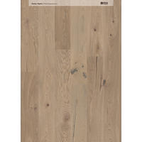 LANDHAUSDIELE, Eiche Auster Pflegefrei Diele  per  m² - Eichefarben, Design, Holz (224,5/19,3/1,3cm) - Weitzer Parkett