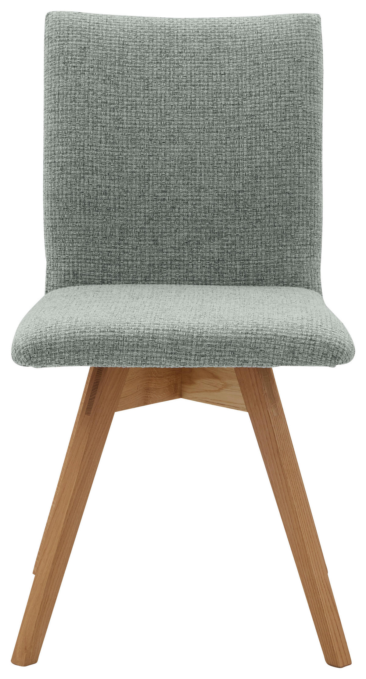 STUHL in Holz, Textil Eichefarben, Mintgrün  - Eichefarben/Mintgrün, KONVENTIONELL, Holz/Textil (49/93/44cm) - Valnatura